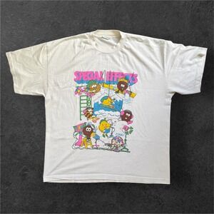 Vintage Special Effects Graphic Mens Large T Shirt White Cartoon Characters